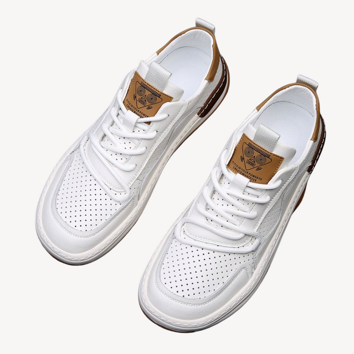 Orthopedic Men's Leather Sneakers | Loravelle