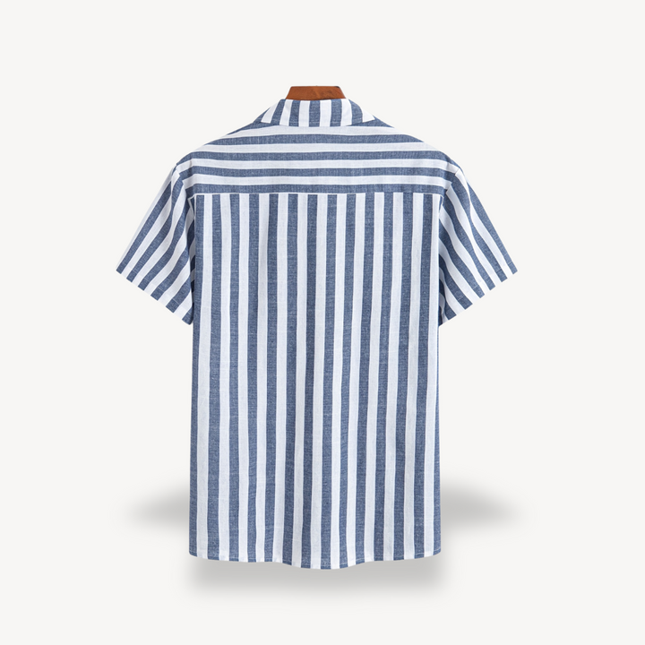 Men's Striped Button-Down Shirt - Comfortable & Stylish | Loravelle