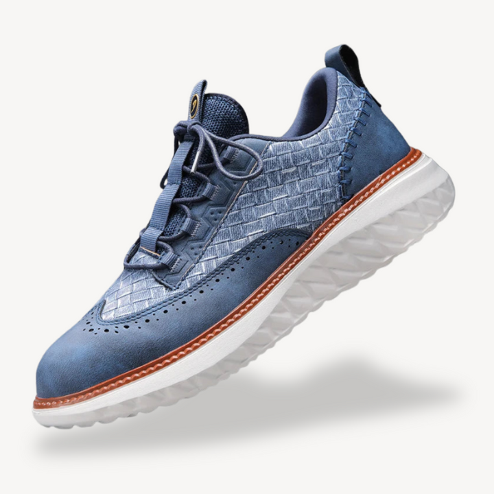 Men's Orthopedic Leather Casual Sneakers | Loravelle