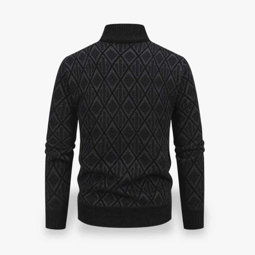 Full-Zip Cardigan Sweater Men | Loravelle