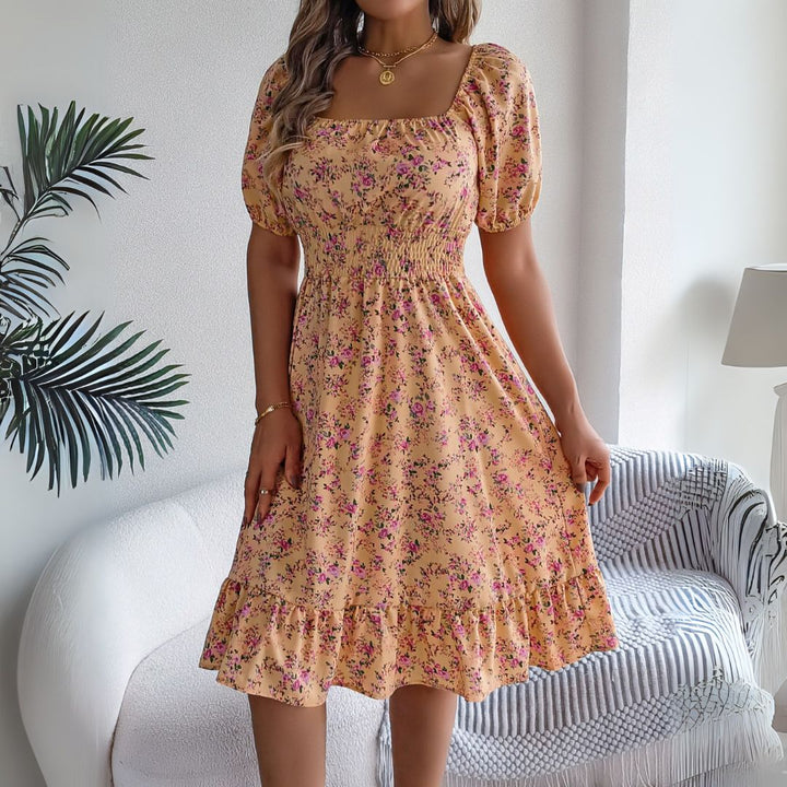Floral Print Mini Dress Women | Loravelle