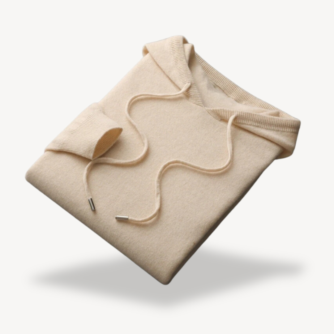 Men's Cashmere Knit Hoodie Sweater | Loravelle
