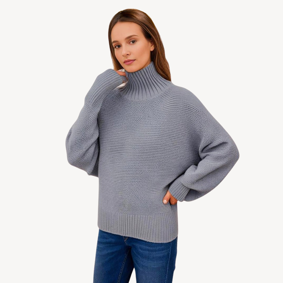 Oversized Turtleneck Sweater | Loravelle