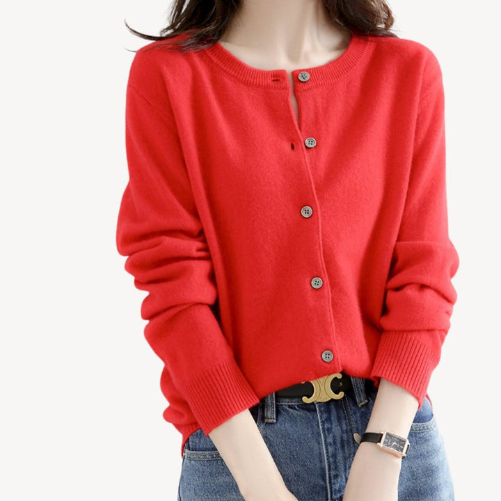 Women's Knit Button Front Cardigan | Loravelle