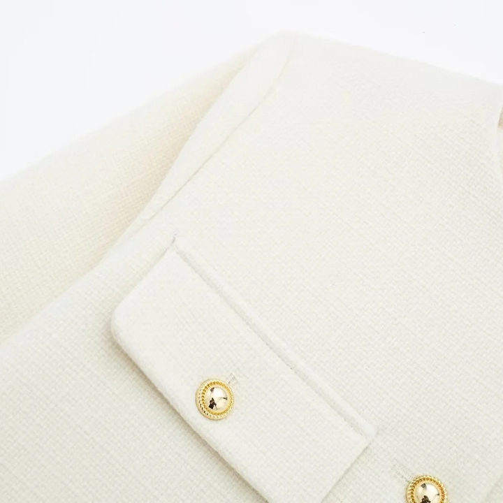 Loravelle | Tailored Pocket Button-Up Jacket