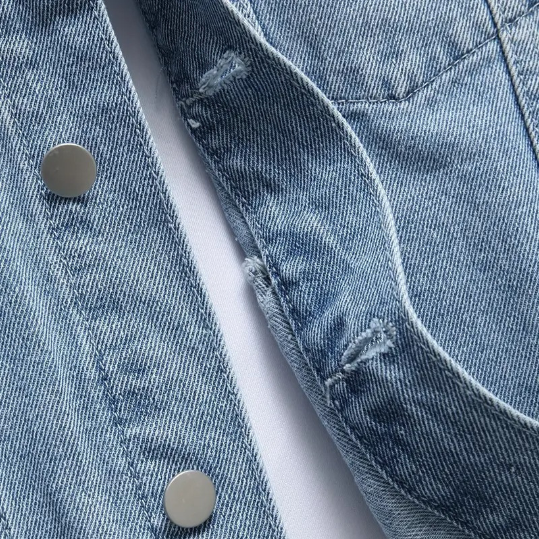 Light Blue Denim Jacket for Men | Loravelle