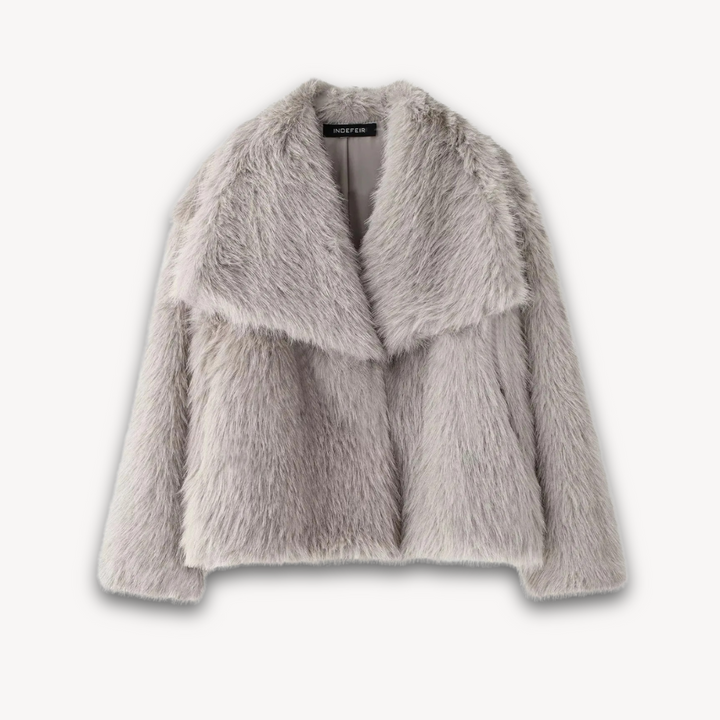 Loravelle | Women's Faux Fur Coat - Soft Winter Jacket, Adult Fashion Outerwear