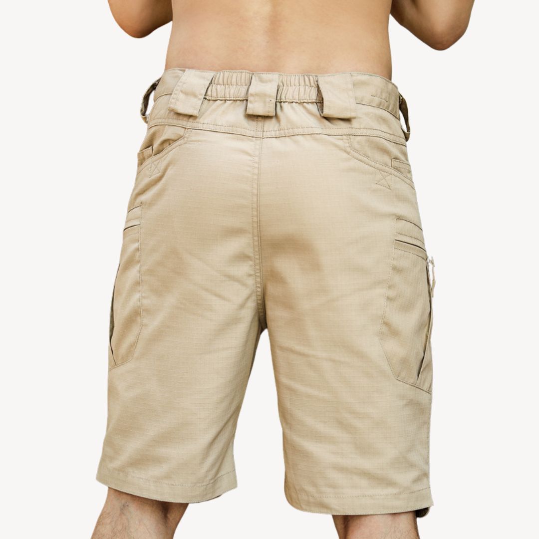 Men's Twill Cargo Workout Shorts | Loravelle
