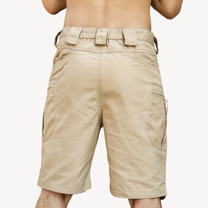 Men's Twill Cargo Workout Shorts | Loravelle