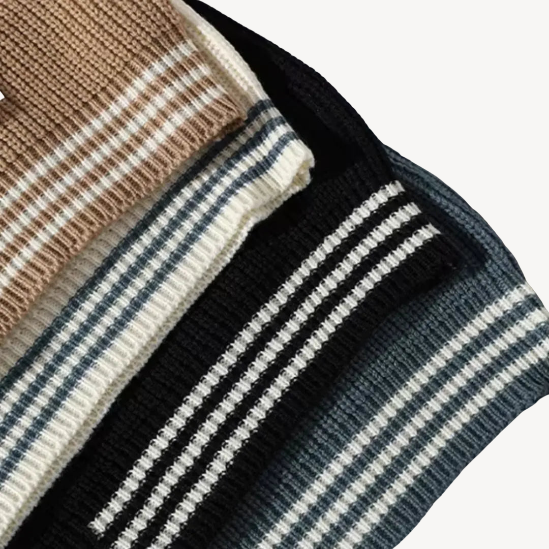 Men's Ribbed Knit Sweater | Loravelle