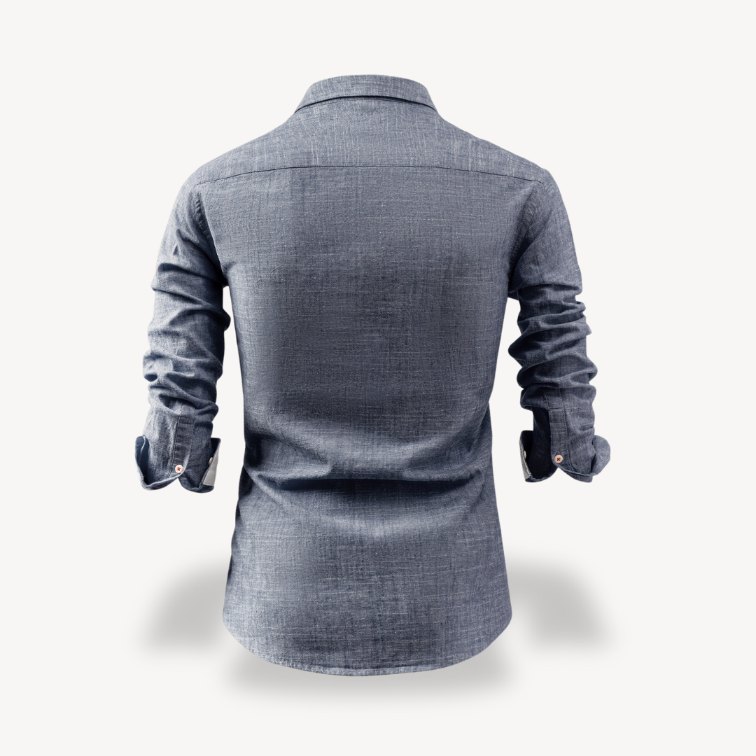 Men's Linen Button-Down Shirt - Casual & Stylish | Loravelle