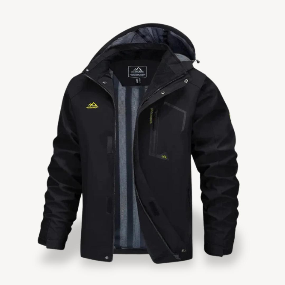 Men's Camo Waterproof Winter Jacket with Hood | Loravelle