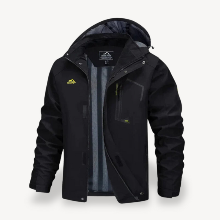 Men's Camo Waterproof Winter Jacket with Hood | Loravelle