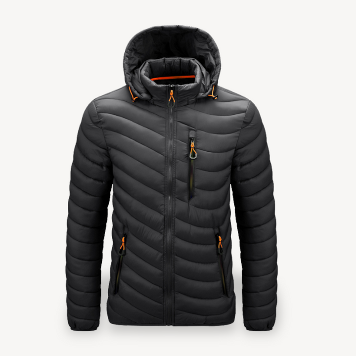Men's Winter Hooded Padded Jacket | Loravelle