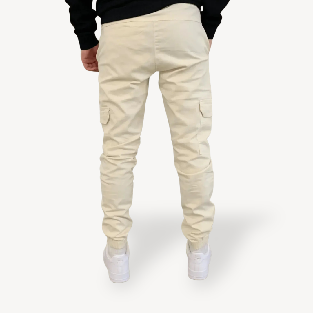 Men’s Cargo Jogger Pants Polyester Streetwear | Loravelle