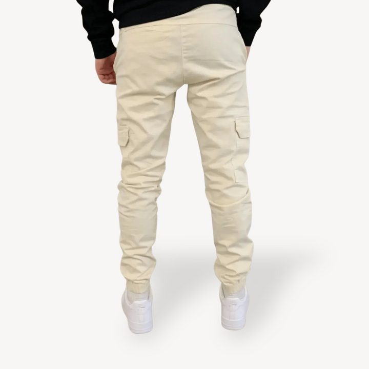 Men’s Cargo Jogger Pants Polyester Streetwear | Loravelle