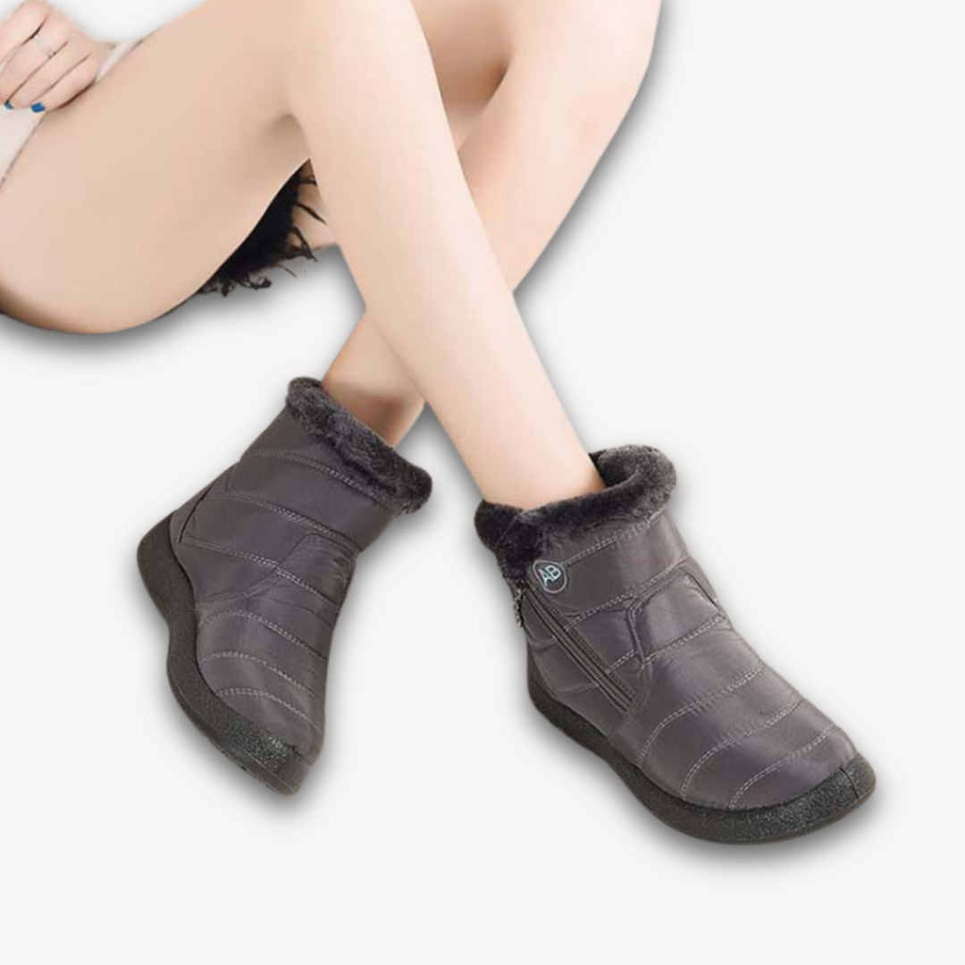 Loravelle | Women Winter Boots - Waterproof, Faux Fur Lining, Anti-Slip Sole, Warm Snow Shoes