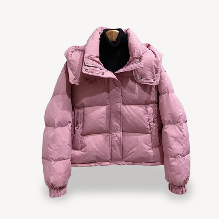 Puffer Jacket with Hood for Women | Loravelle