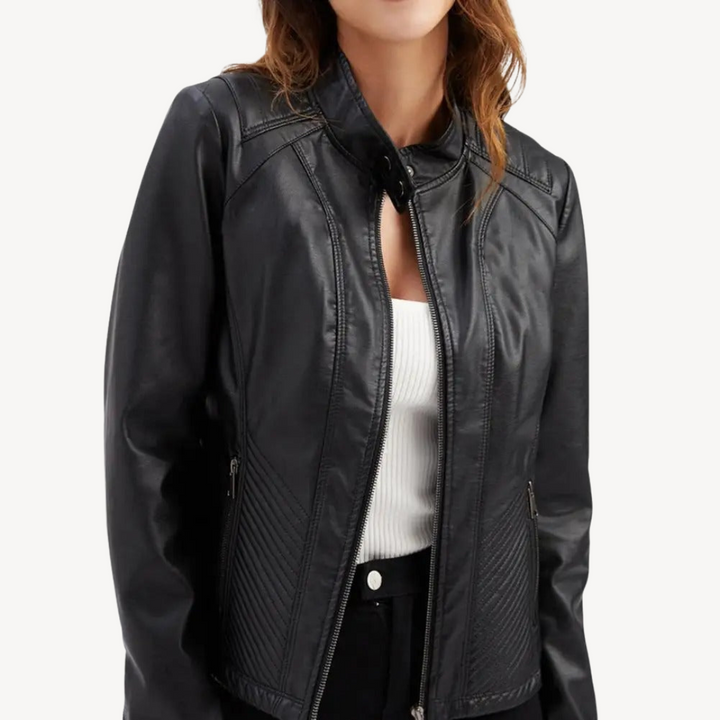 Faux Leather Jacket for Women | Loravelle