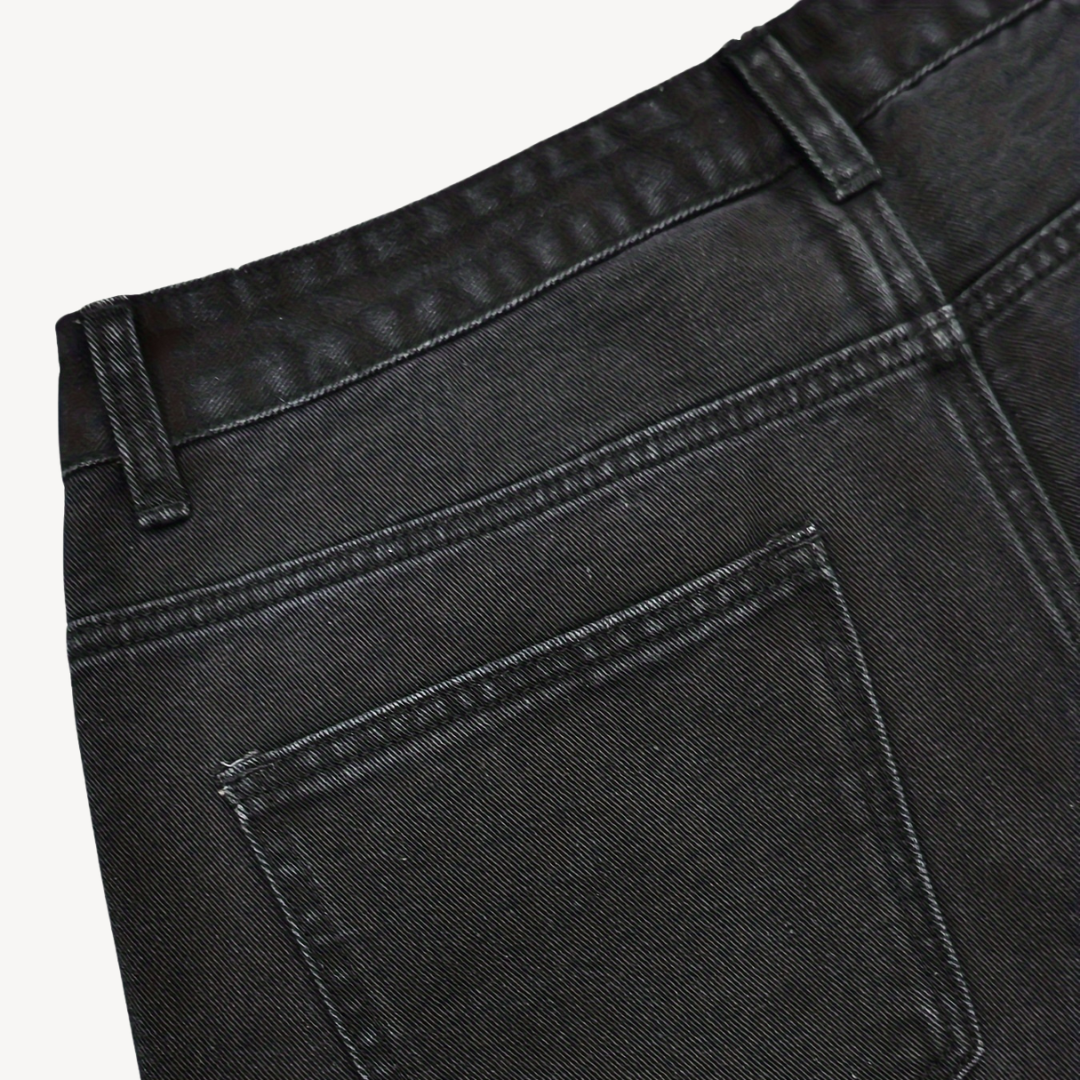 Men's Y2K Black Denim Cargo Shorts | Loravelle