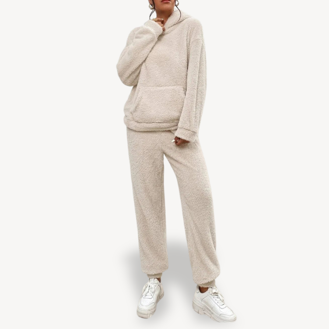 Women’s Fleece Loungewear Set Tracksuit | Loravelle
