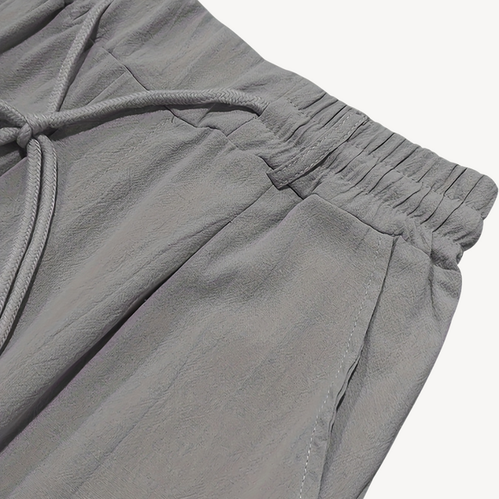Men’s Linen Drawstring Pants – Casual Lightweight Trousers | Loravelle