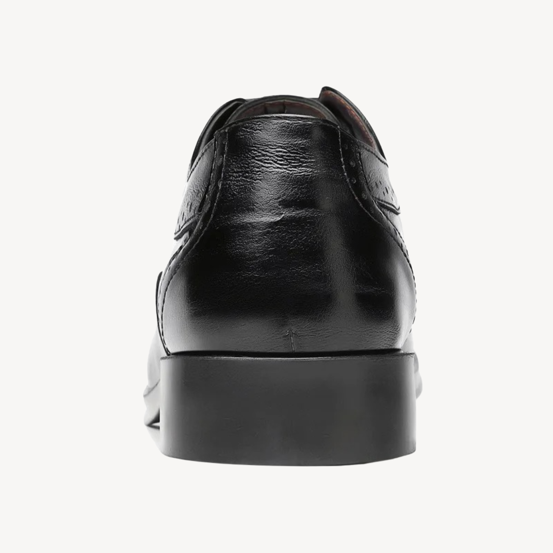 Men's Orthopedic Brogue Dress Shoes Faux Leather | Loravelle