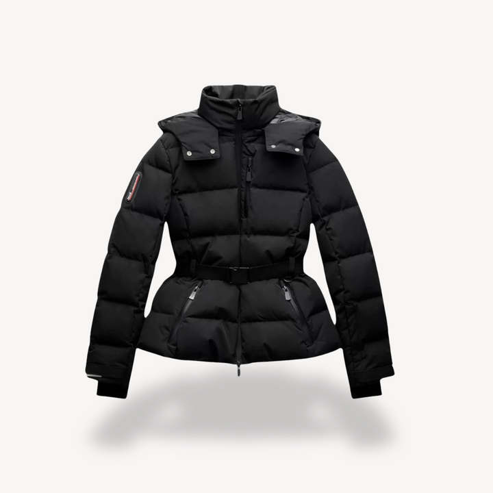 Women’s Down Puffer Jacket Belted | Loravelle
