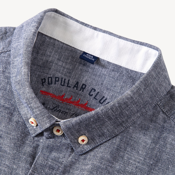 Men's Linen Button-Down Shirt - Casual & Stylish | Loravelle