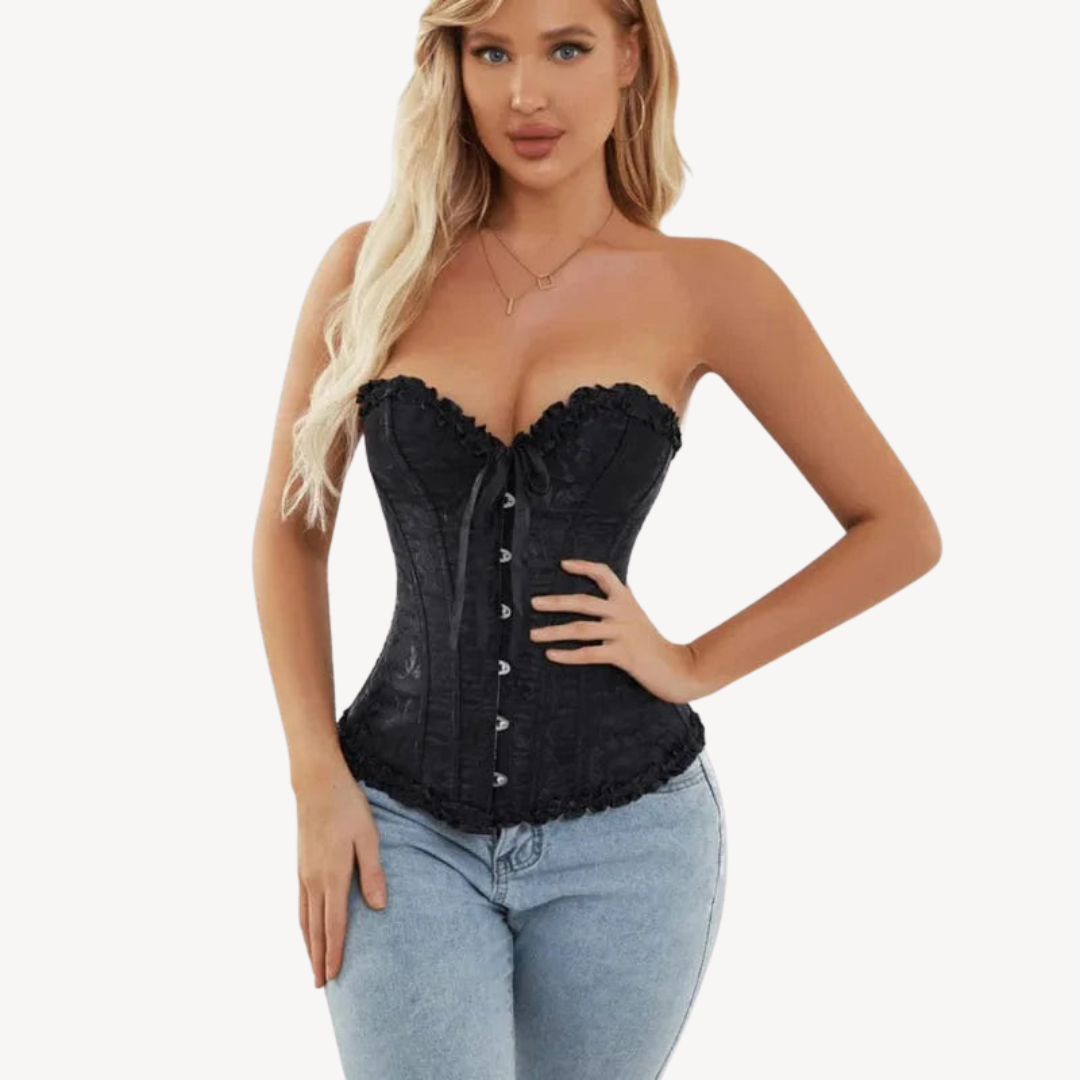 Women’s Satin Lace Up Corset Top | Loravelle