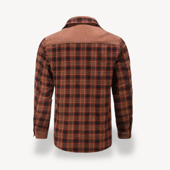 Men’s Plaid Fleece Lined Jacket | Loravelle