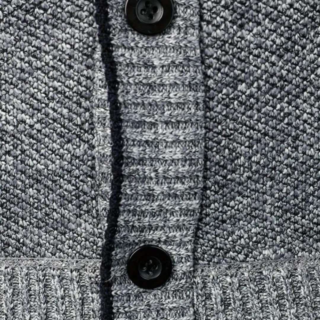 Men’s Button-Front Cardigan | Loravelle