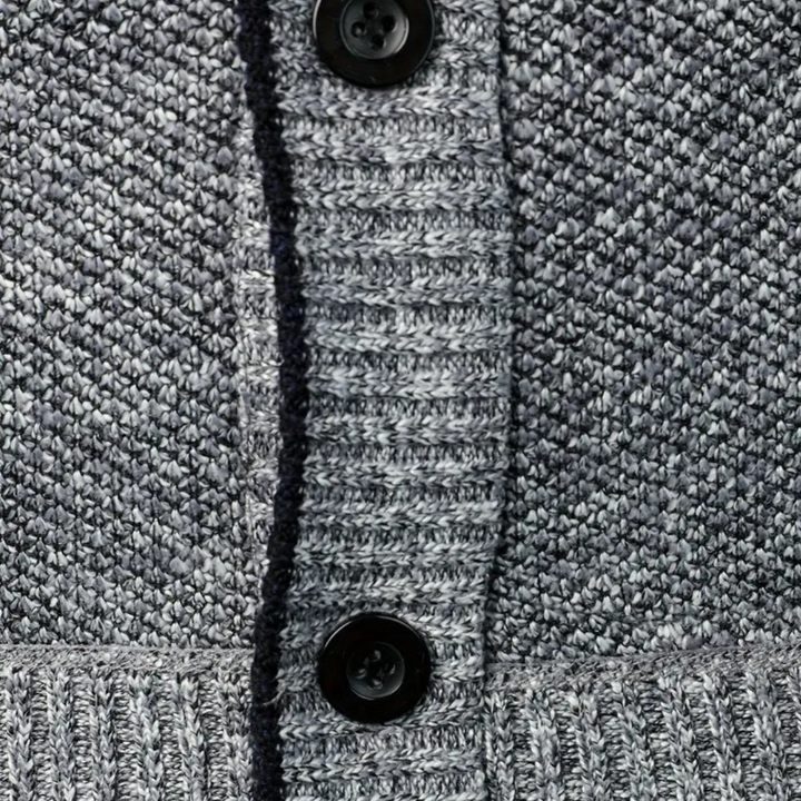 Men’s Button-Front Cardigan | Loravelle