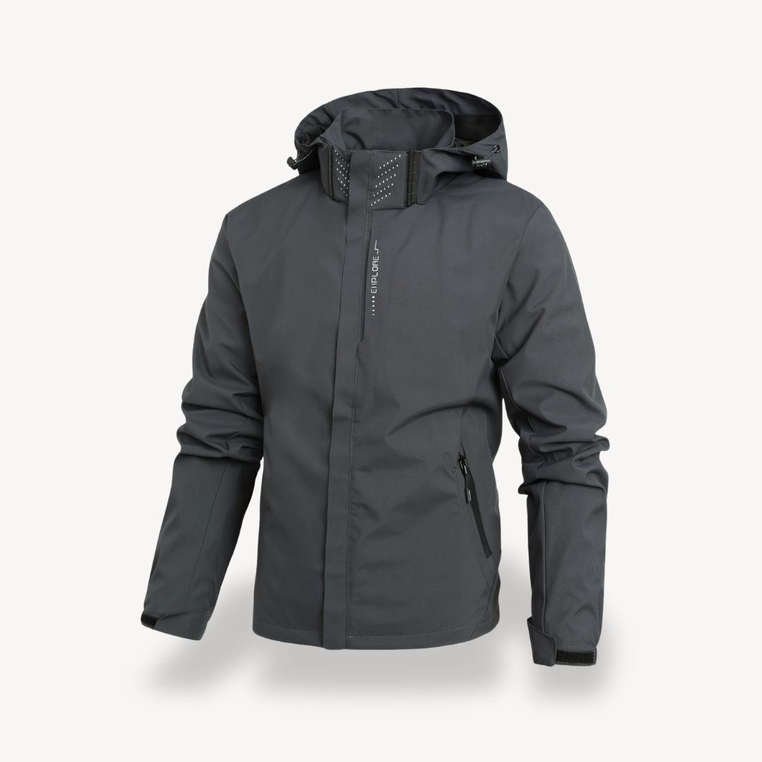 Men’s Water-Resistant Zip Hoodie | Loravelle