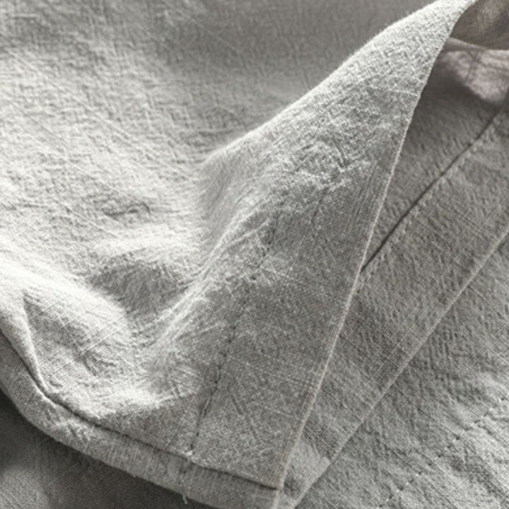 Casual Linen Polo Shirt Men | Loravelle
