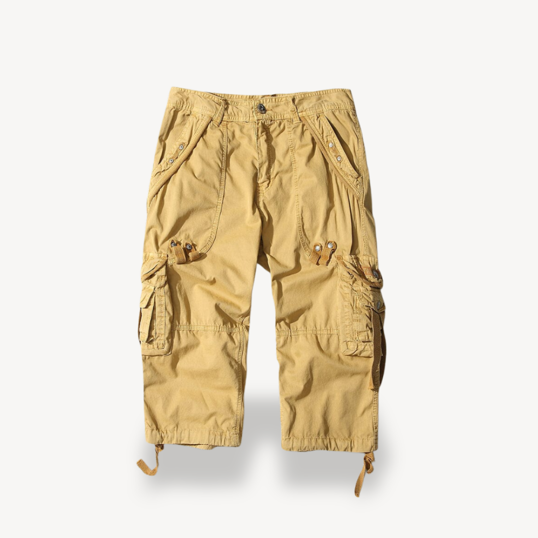 Men's Cargo Capri Shorts | Loravelle