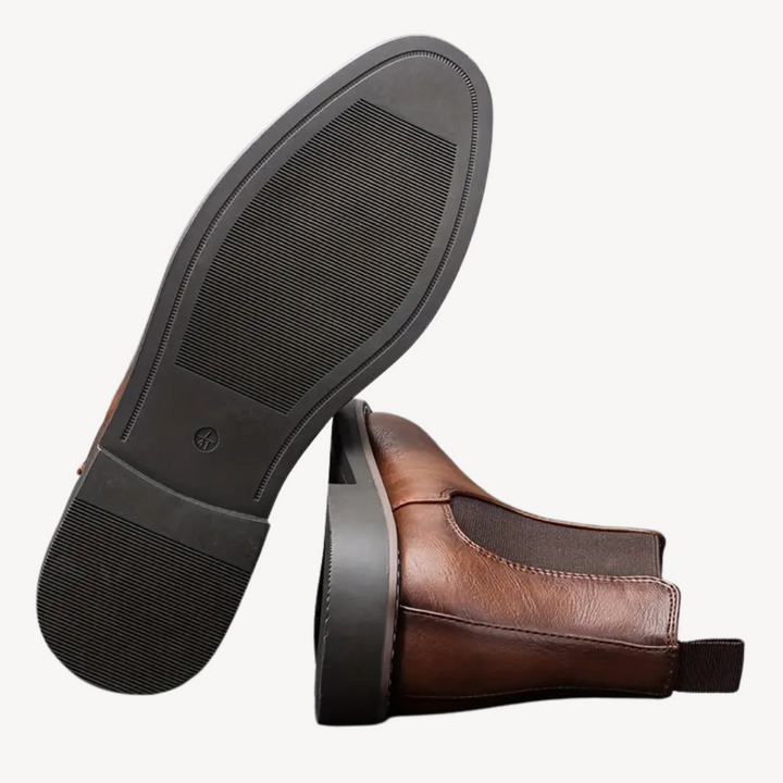 Men's Orthopedic Leather Chelsea Boots | Loravelle