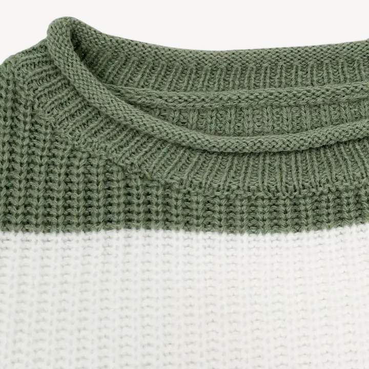 Women's Striped Oversized Sweater | Loravelle