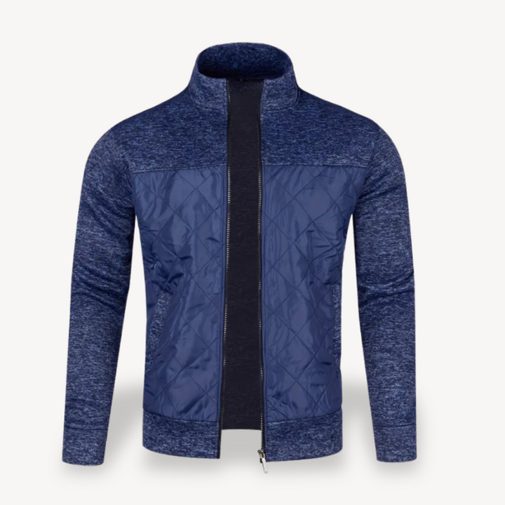 Quilted Padded Zip-Up Jacket Men | Loravelle