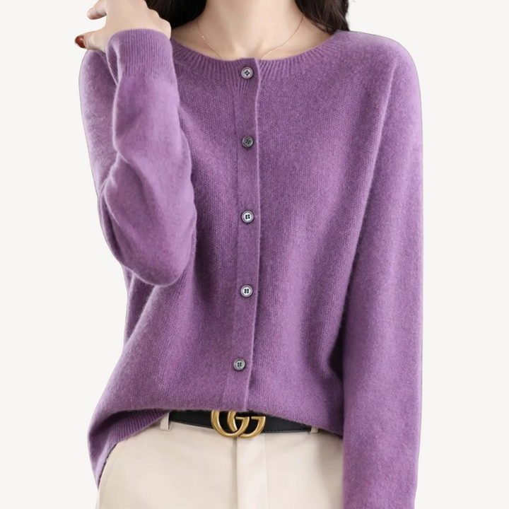 Women's Cashmere Blend Cardigan | Loravelle
