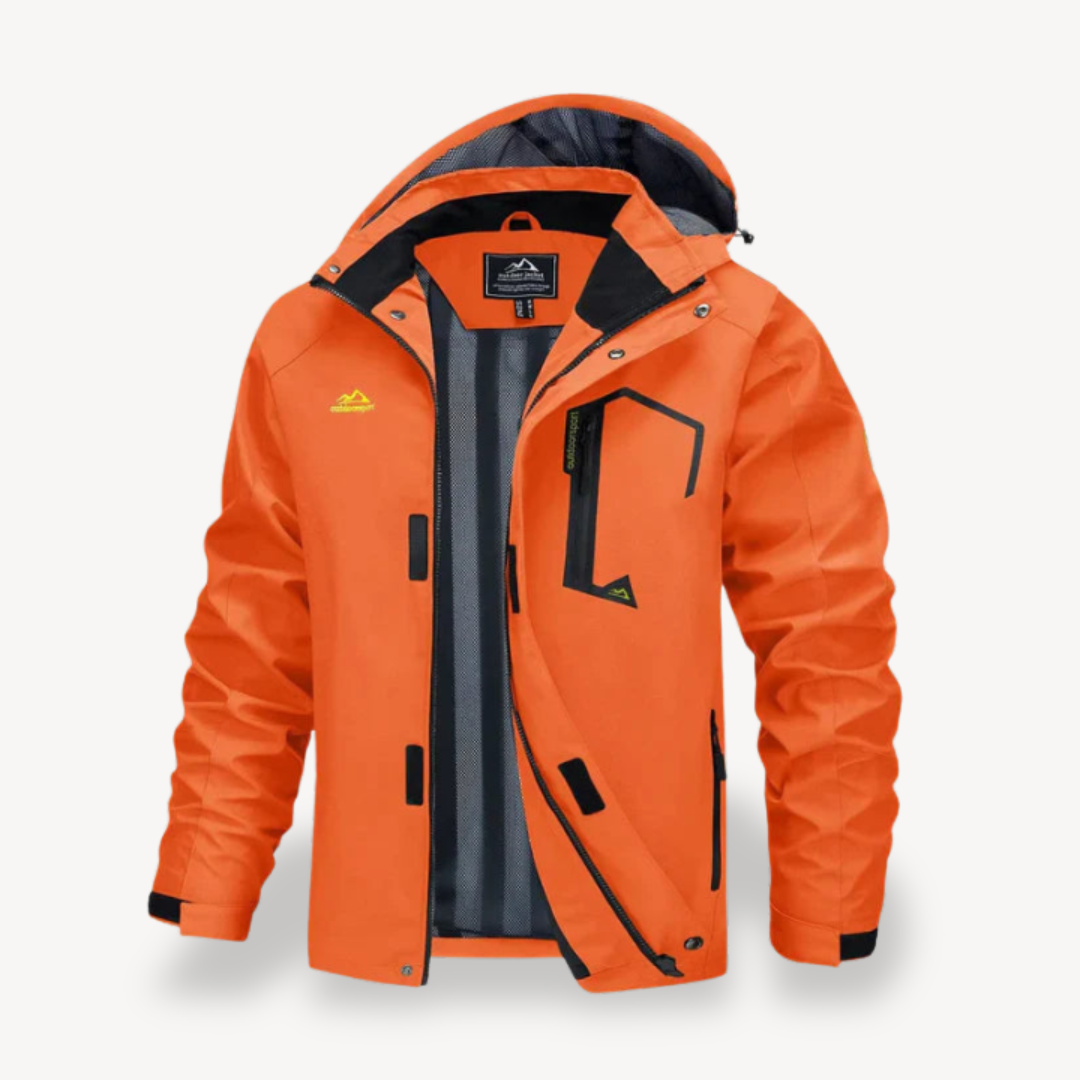Men's Camo Waterproof Winter Jacket with Hood | Loravelle