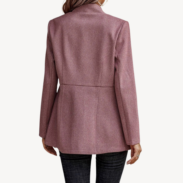 Women’s Herringbone Blazer Jacket | Loravelle