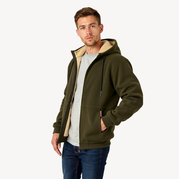 Men's Fleece-Lined Hoodie | Loravelle
