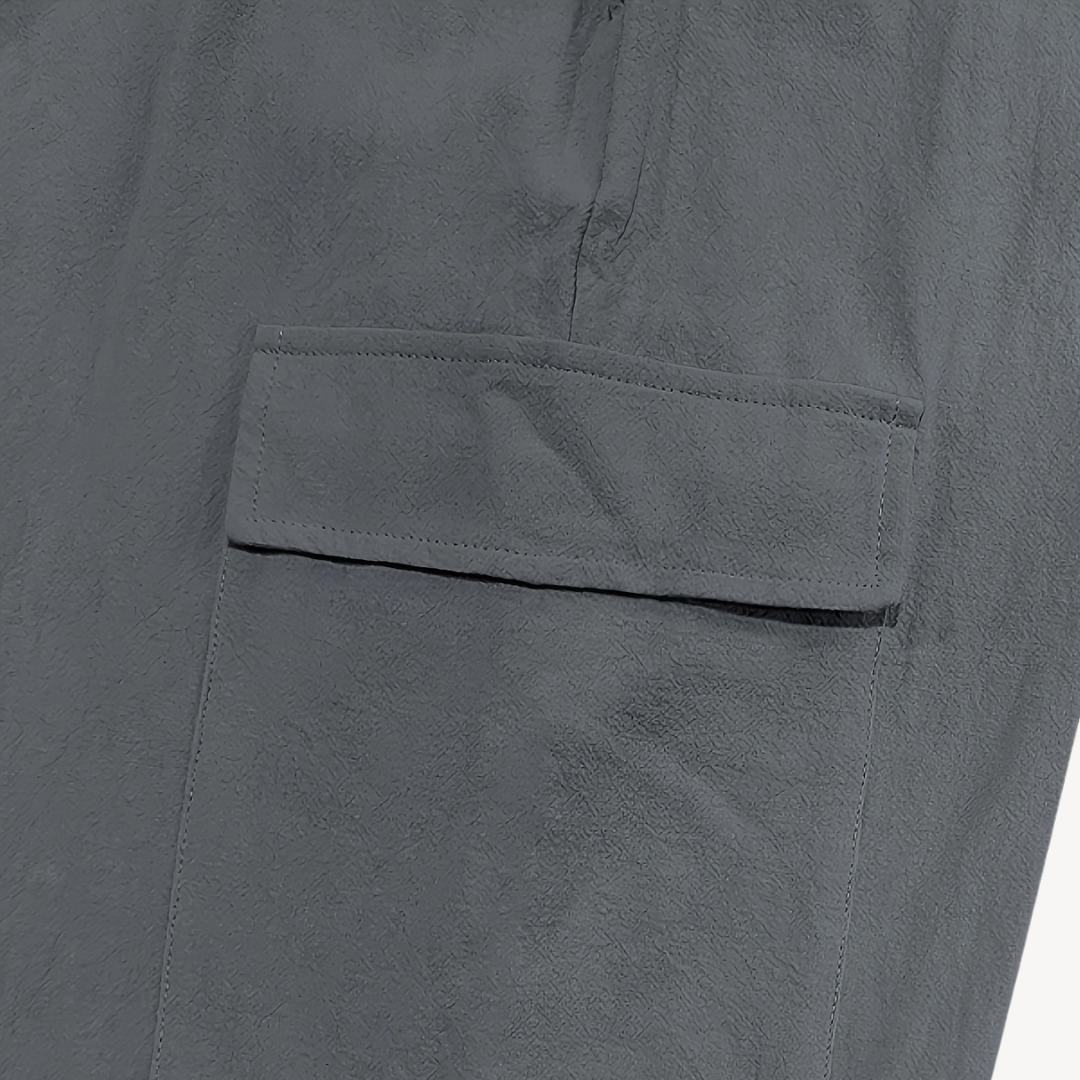 Men’s Linen Cargo Pants – Drawstring Casual Utility Trousers | Loravelle