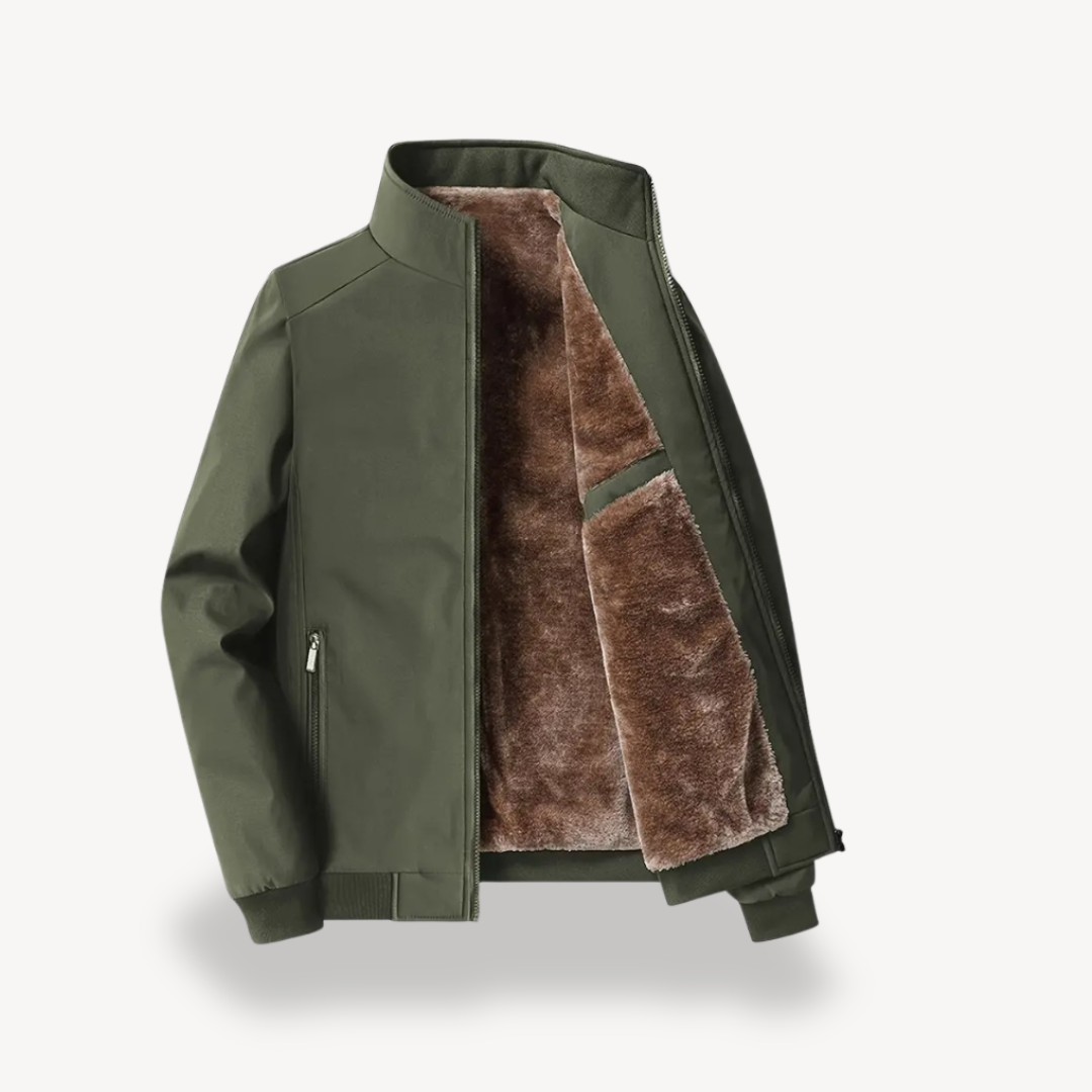 Men's Sherpa-Lined Winter Jacket | Loravelle