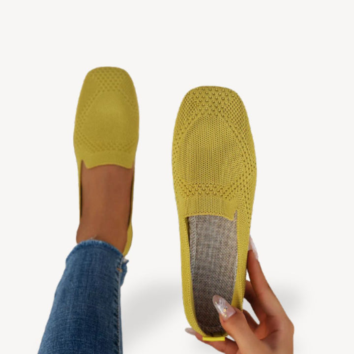 Women's Knitted Orthopedic Slip On Loafers | Loravelle