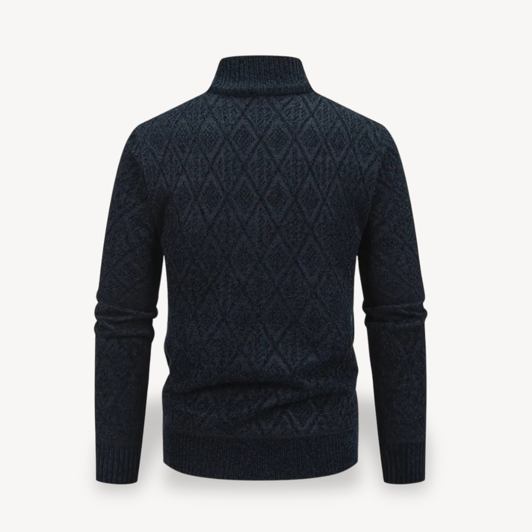 Full-Zip Cardigan Sweater Men | Loravelle