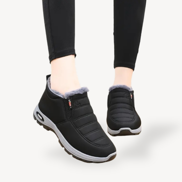 Winter Fur-Lined Orthopedic Ankle Boots Women | Loravelle