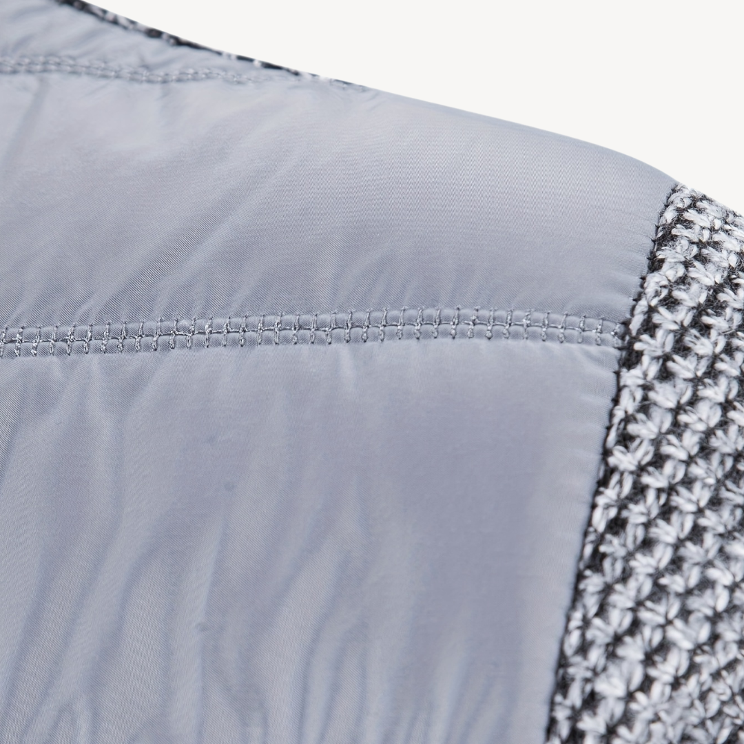 Men's Knitted Hybrid Puffer Jacket | Loravelle