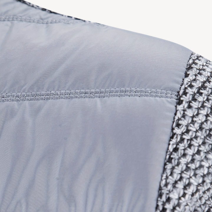 Men's Knitted Hybrid Puffer Jacket | Loravelle
